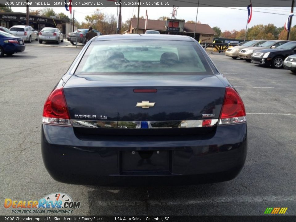 2008 Chevrolet Impala LS Slate Metallic / Ebony Black Photo #5