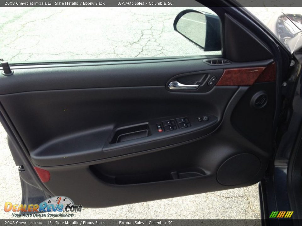 2008 Chevrolet Impala LS Slate Metallic / Ebony Black Photo #14