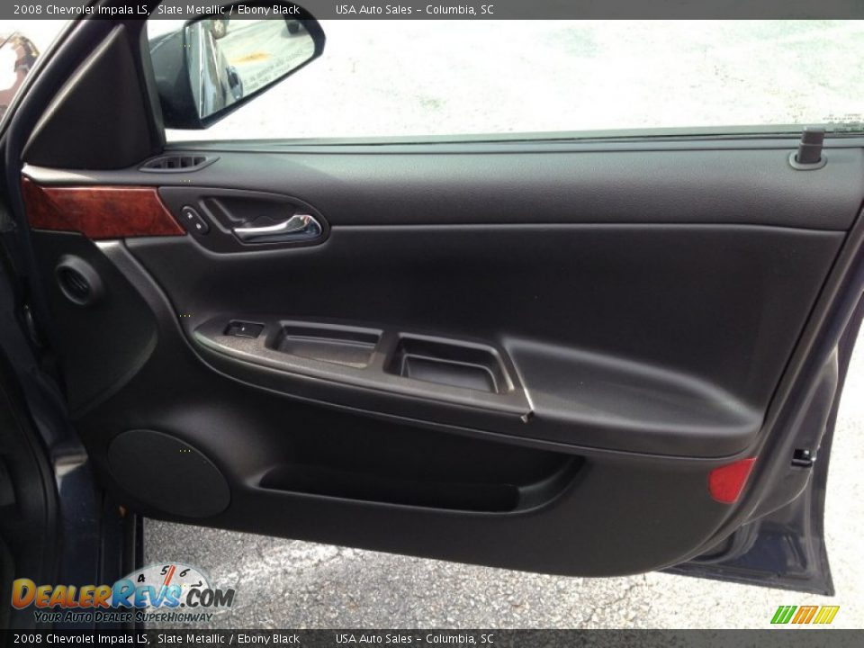 2008 Chevrolet Impala LS Slate Metallic / Ebony Black Photo #15