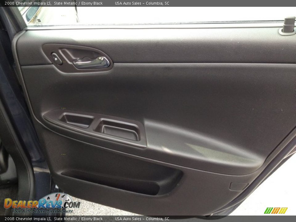 2008 Chevrolet Impala LS Slate Metallic / Ebony Black Photo #17
