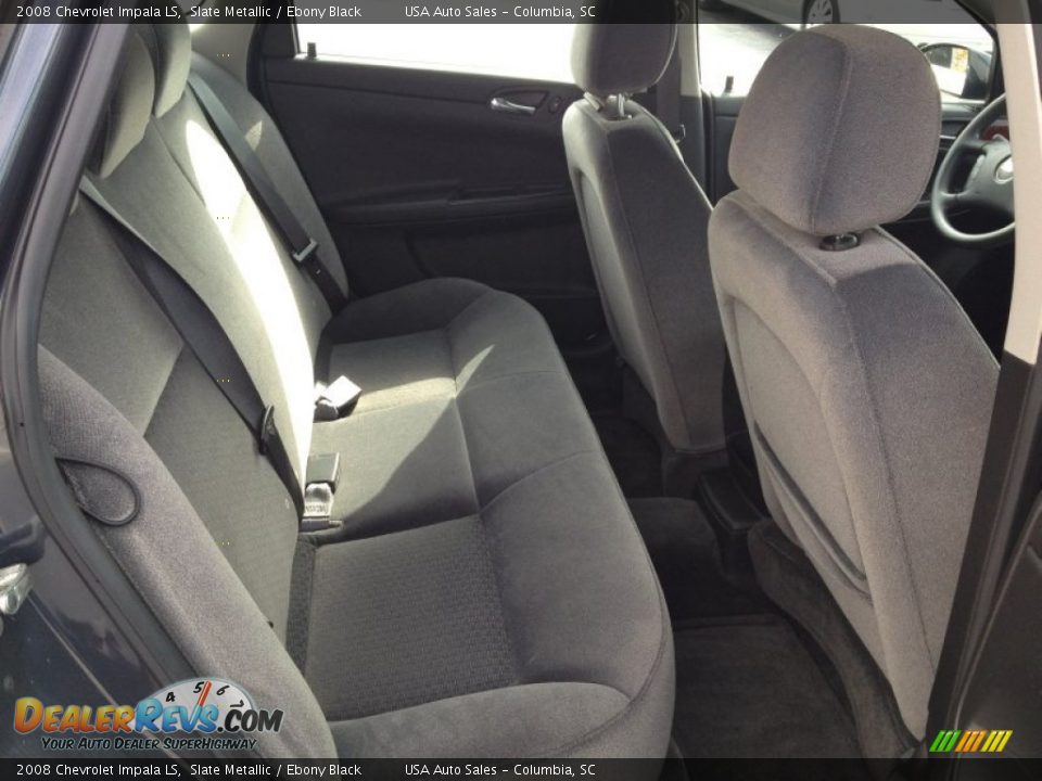 2008 Chevrolet Impala LS Slate Metallic / Ebony Black Photo #18