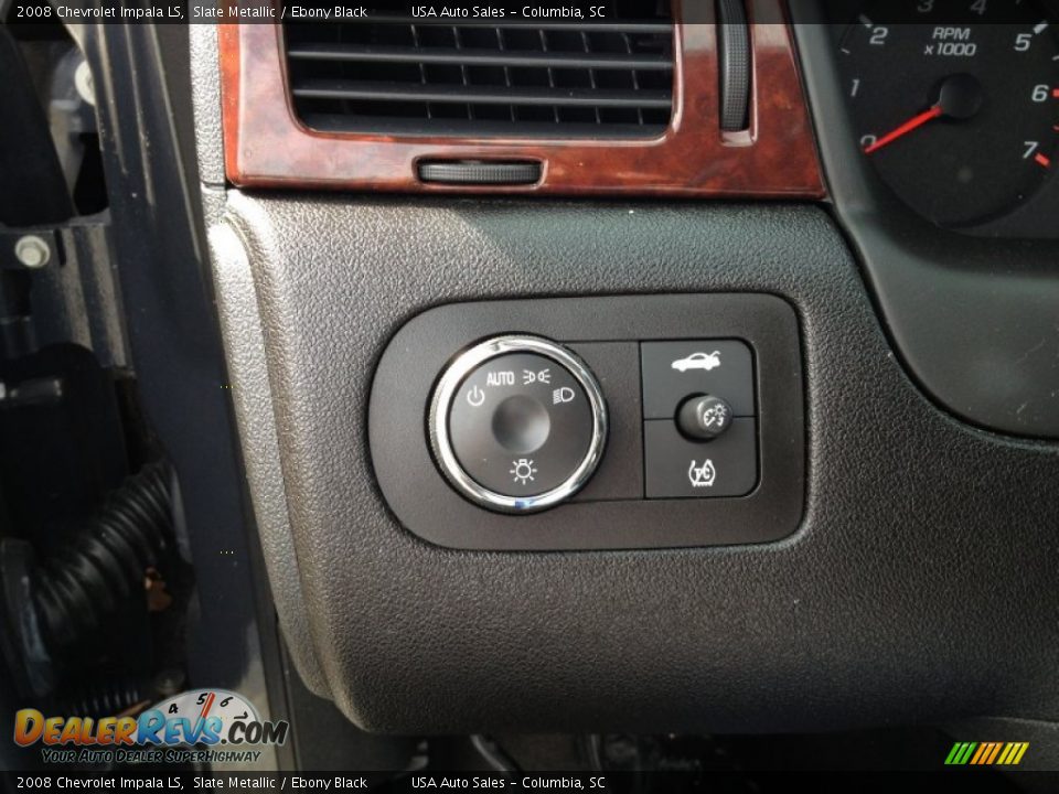 2008 Chevrolet Impala LS Slate Metallic / Ebony Black Photo #25