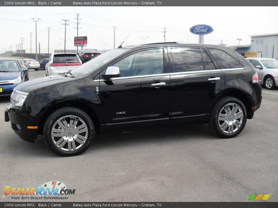 2009 Lincoln MKX Black / Camel Photo #3