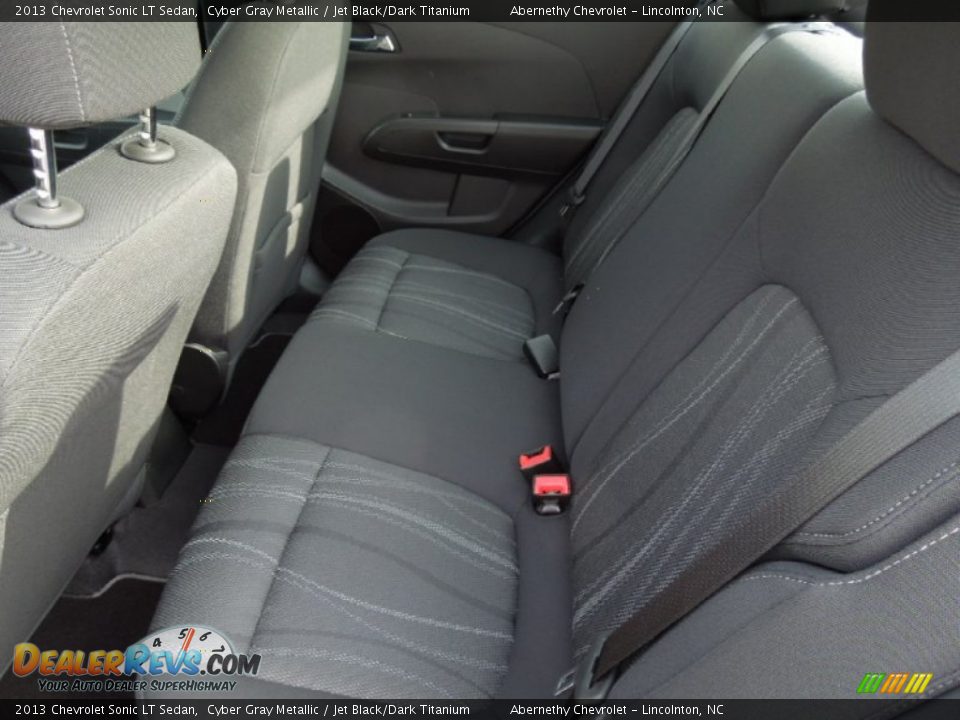 2013 Chevrolet Sonic LT Sedan Cyber Gray Metallic / Jet Black/Dark Titanium Photo #17
