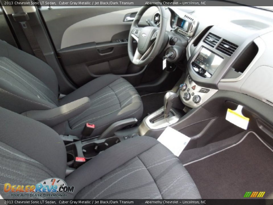2013 Chevrolet Sonic LT Sedan Cyber Gray Metallic / Jet Black/Dark Titanium Photo #23
