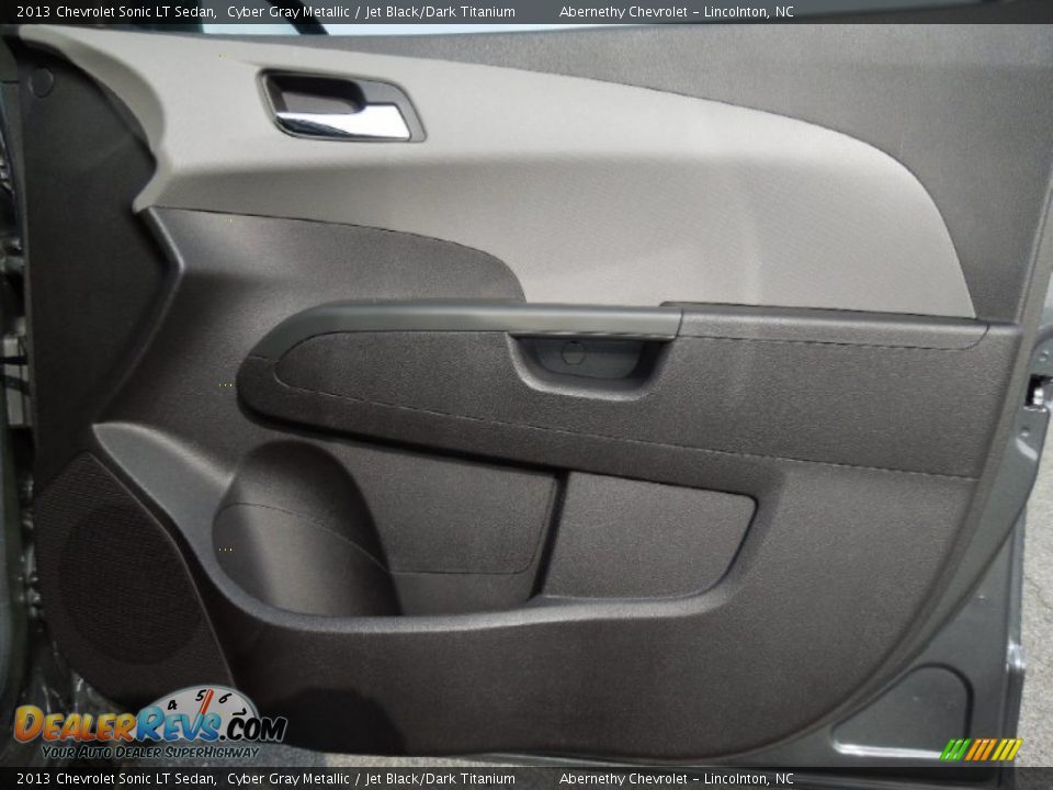 2013 Chevrolet Sonic LT Sedan Cyber Gray Metallic / Jet Black/Dark Titanium Photo #24