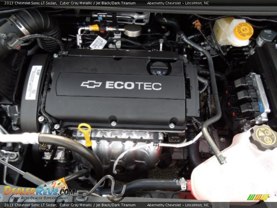 2013 Chevrolet Sonic LT Sedan Cyber Gray Metallic / Jet Black/Dark Titanium Photo #26