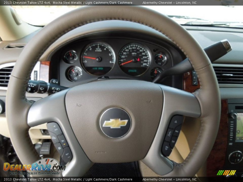 2013 Chevrolet Tahoe LTZ 4x4 Mocha Steel Metallic / Light Cashmere/Dark Cashmere Photo #16