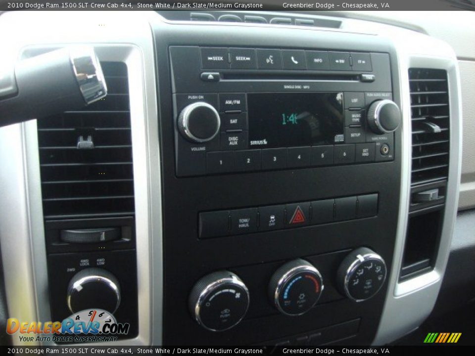 2010 Dodge Ram 1500 SLT Crew Cab 4x4 Stone White / Dark Slate/Medium Graystone Photo #16