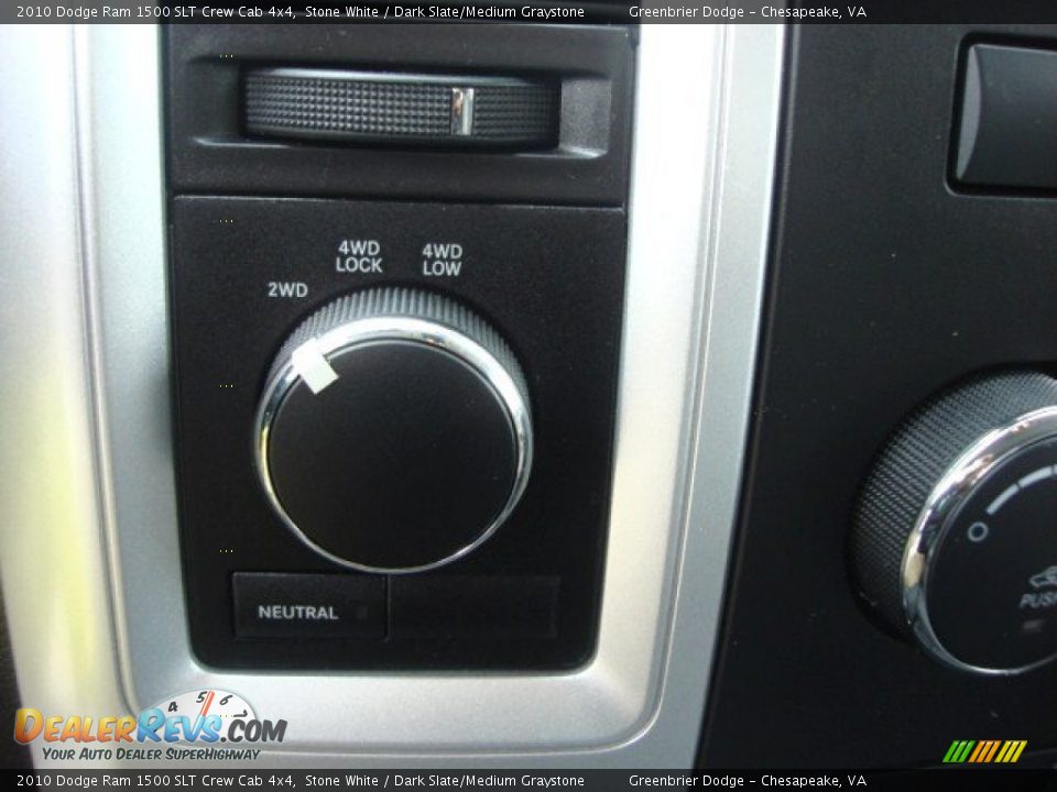 2010 Dodge Ram 1500 SLT Crew Cab 4x4 Stone White / Dark Slate/Medium Graystone Photo #17