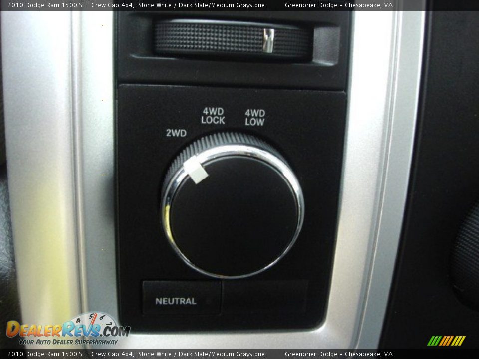 2010 Dodge Ram 1500 SLT Crew Cab 4x4 Stone White / Dark Slate/Medium Graystone Photo #19