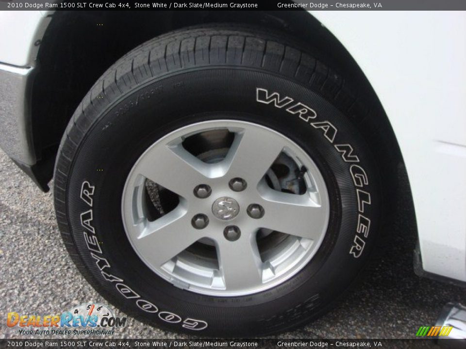 2010 Dodge Ram 1500 SLT Crew Cab 4x4 Stone White / Dark Slate/Medium Graystone Photo #22