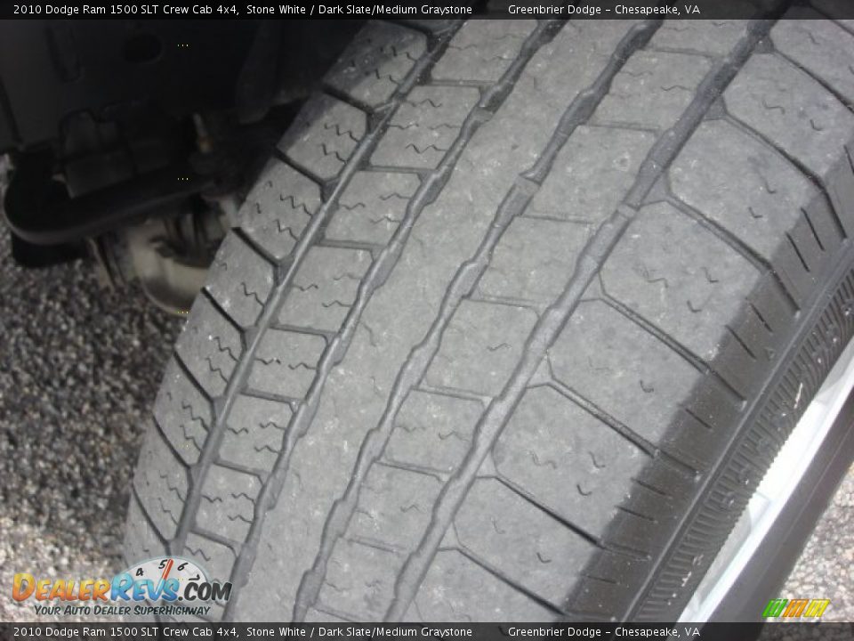 2010 Dodge Ram 1500 SLT Crew Cab 4x4 Stone White / Dark Slate/Medium Graystone Photo #23