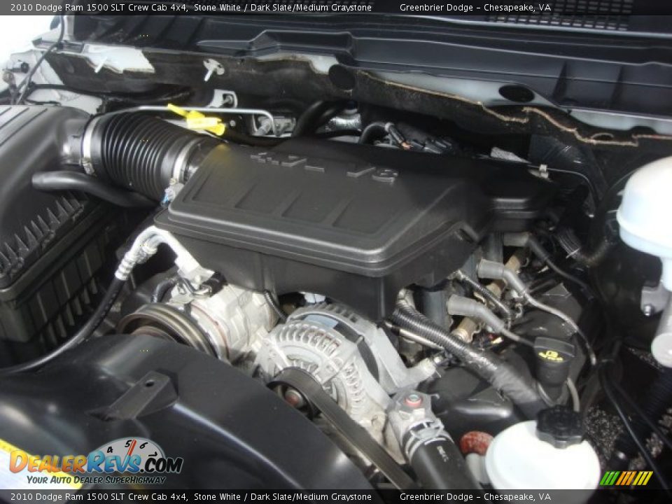 2010 Dodge Ram 1500 SLT Crew Cab 4x4 Stone White / Dark Slate/Medium Graystone Photo #24