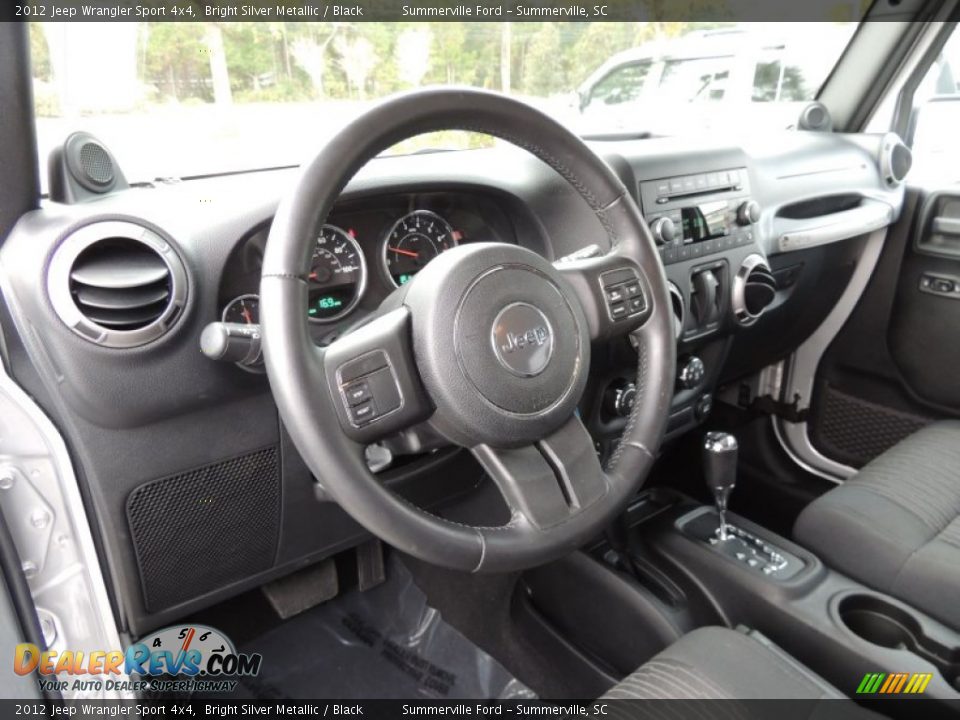 2012 Jeep Wrangler Sport 4x4 Bright Silver Metallic / Black Photo #2