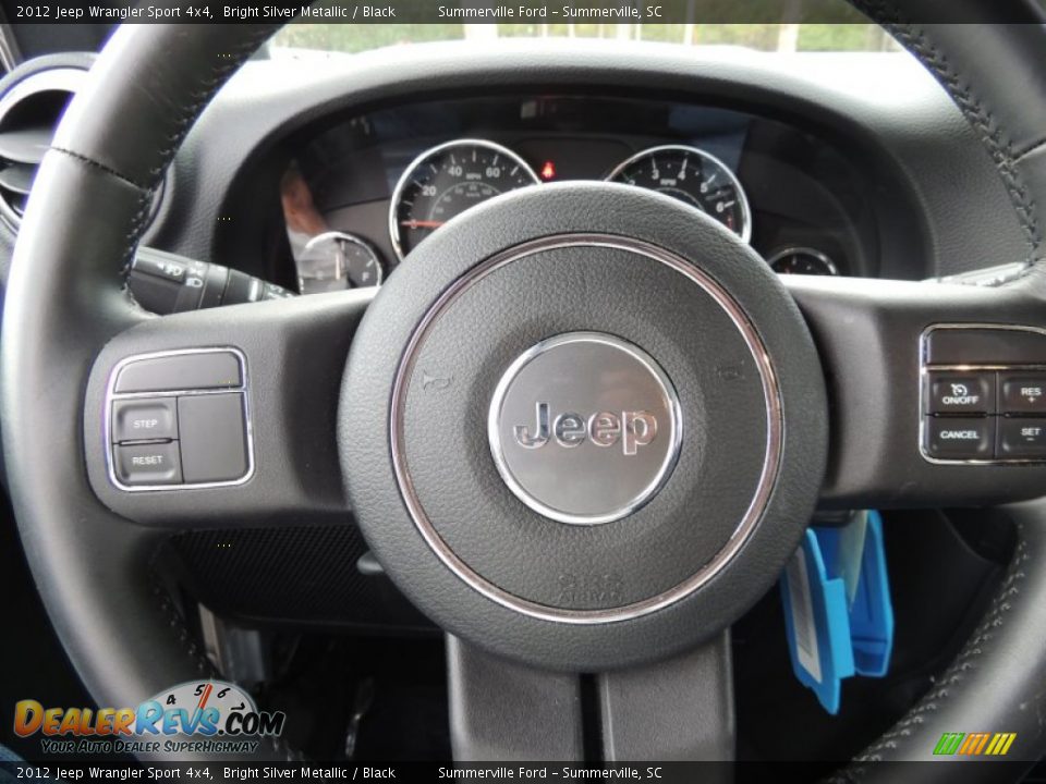 2012 Jeep Wrangler Sport 4x4 Bright Silver Metallic / Black Photo #16