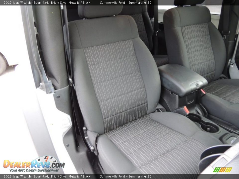 2012 Jeep Wrangler Sport 4x4 Bright Silver Metallic / Black Photo #24