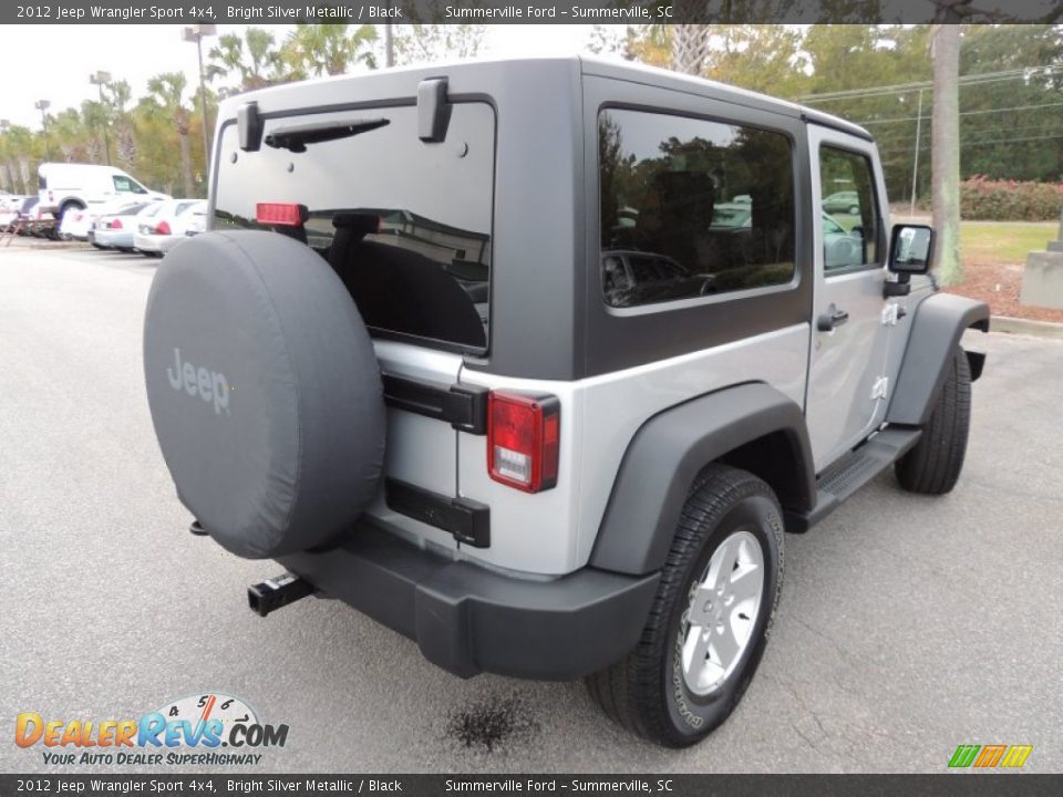 2012 Jeep Wrangler Sport 4x4 Bright Silver Metallic / Black Photo #26