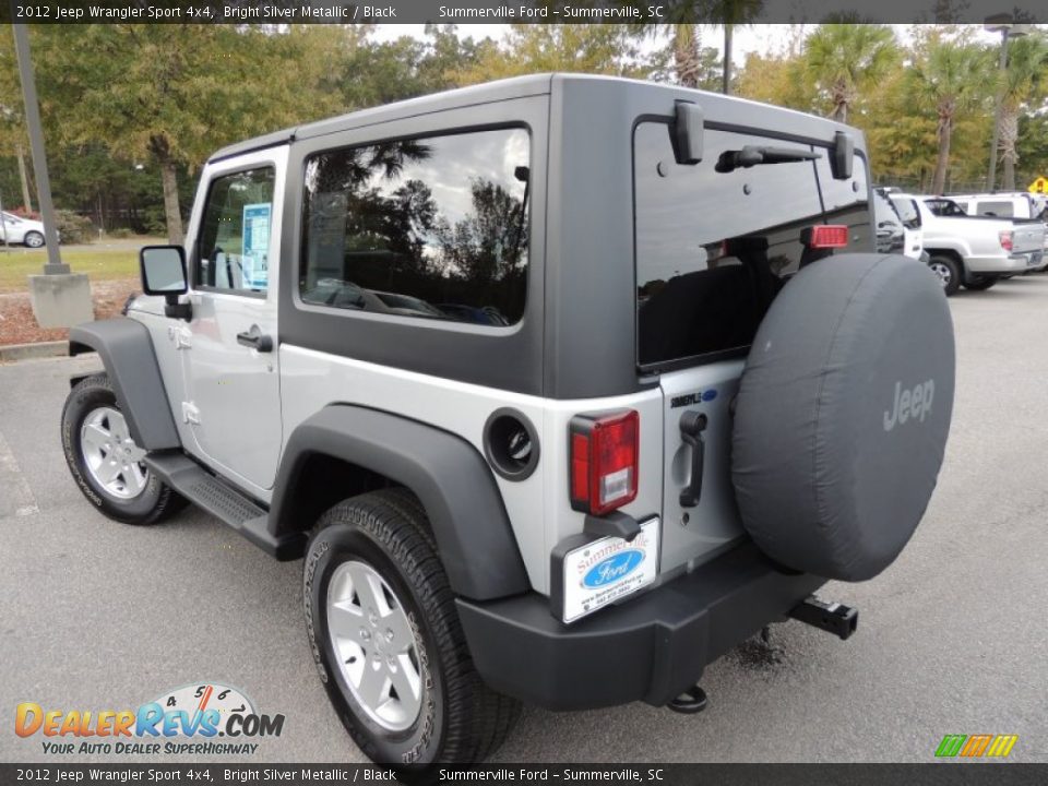 2012 Jeep Wrangler Sport 4x4 Bright Silver Metallic / Black Photo #28