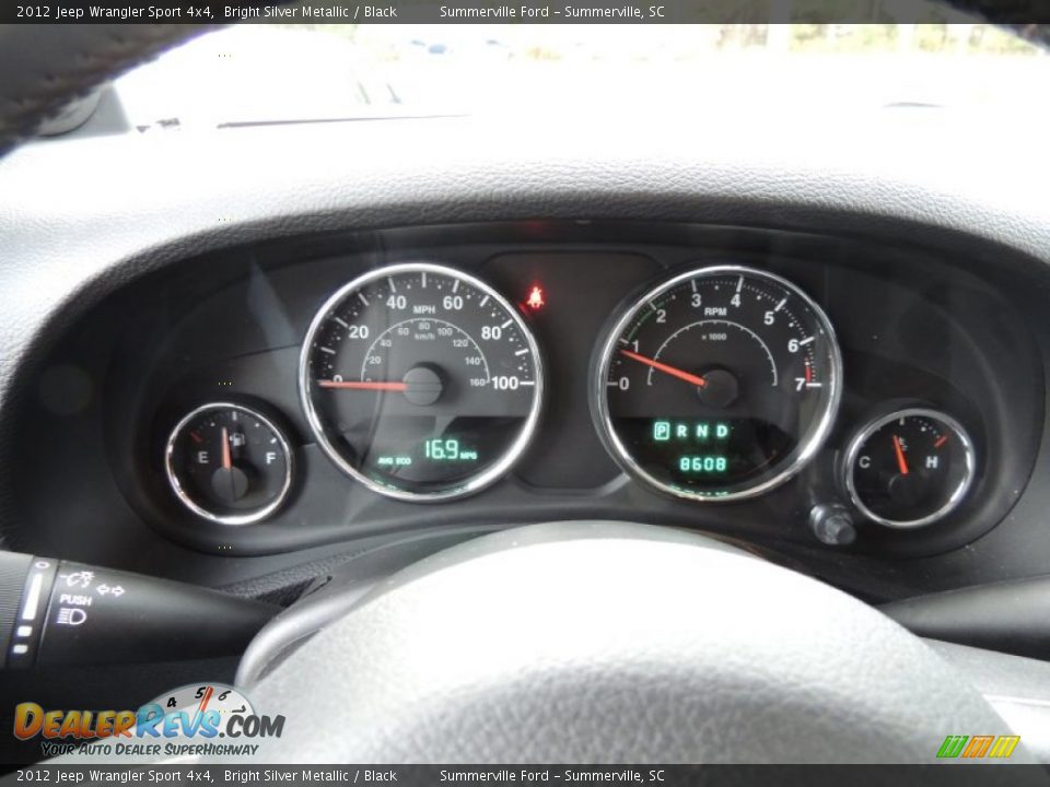 2012 Jeep Wrangler Sport 4x4 Bright Silver Metallic / Black Photo #35