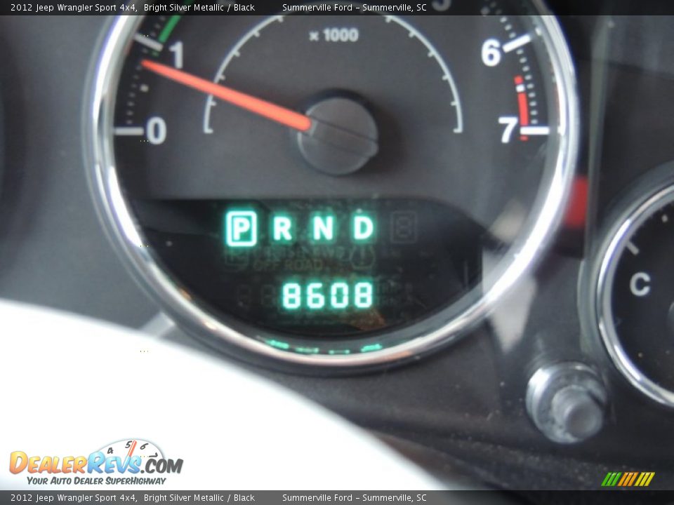2012 Jeep Wrangler Sport 4x4 Bright Silver Metallic / Black Photo #36