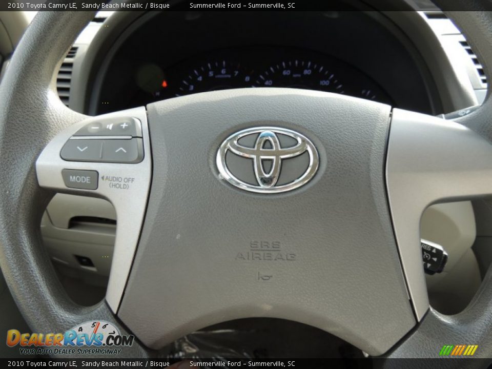 2010 Toyota Camry LE Sandy Beach Metallic / Bisque Photo #21