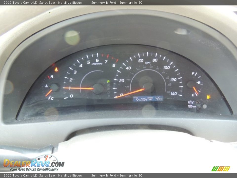 2010 Toyota Camry LE Sandy Beach Metallic / Bisque Photo #22