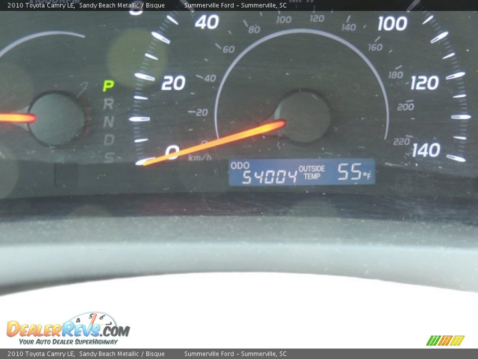 2010 Toyota Camry LE Sandy Beach Metallic / Bisque Photo #23