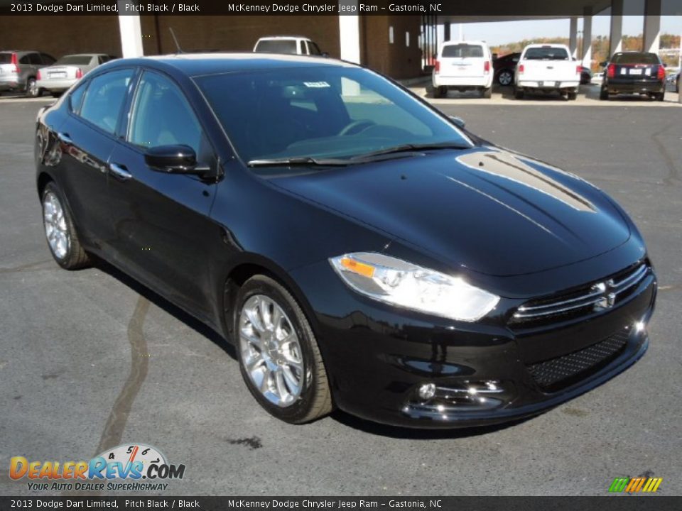 2013 Dodge Dart Limited Pitch Black / Black Photo #1