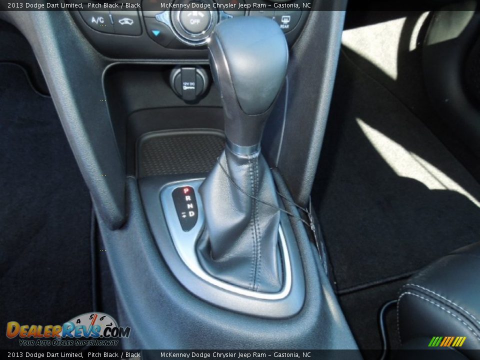 2013 Dodge Dart Limited Pitch Black / Black Photo #13