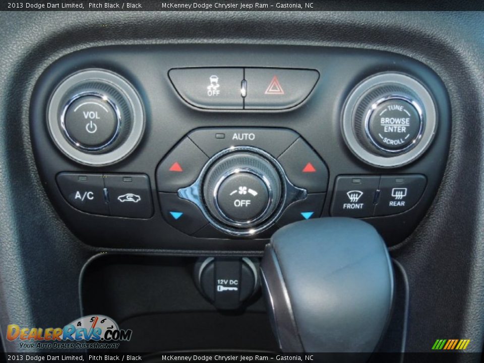 2013 Dodge Dart Limited Pitch Black / Black Photo #14
