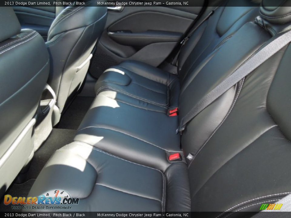 2013 Dodge Dart Limited Pitch Black / Black Photo #19