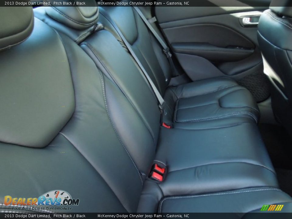 2013 Dodge Dart Limited Pitch Black / Black Photo #23
