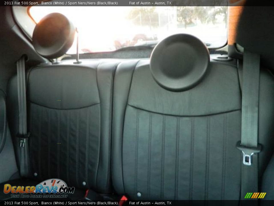 2013 Fiat 500 Sport Bianco (White) / Sport Nero/Nero (Black/Black) Photo #6