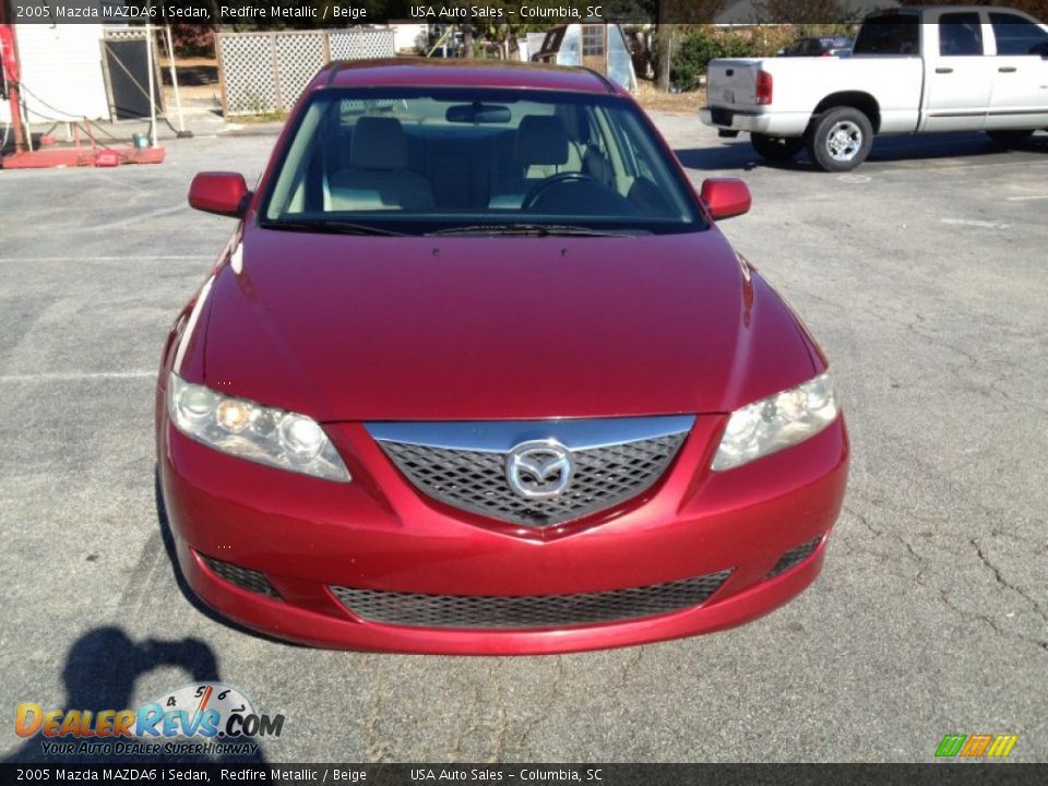 2005 Mazda MAZDA6 i Sedan Redfire Metallic / Beige Photo #1