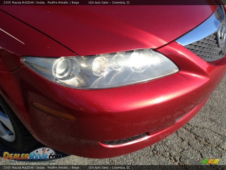 2005 Mazda MAZDA6 i Sedan Redfire Metallic / Beige Photo #3