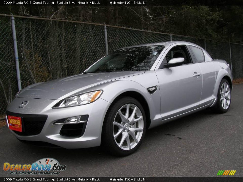 2009 Mazda RX-8 Grand Touring Sunlight Silver Metallic / Black Photo #1