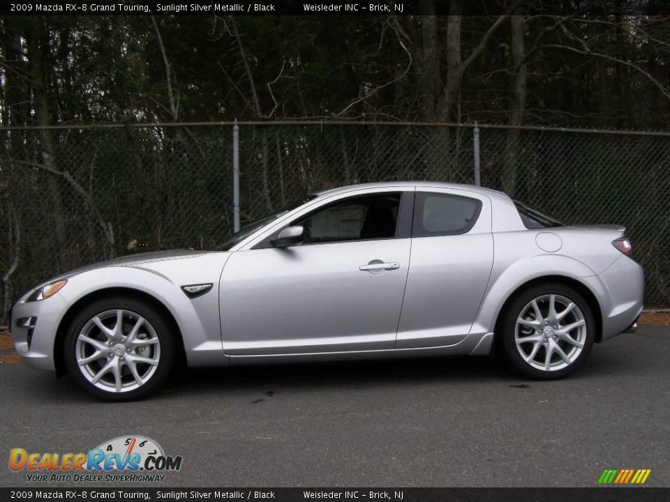 2009 Mazda RX-8 Grand Touring Sunlight Silver Metallic / Black Photo #3