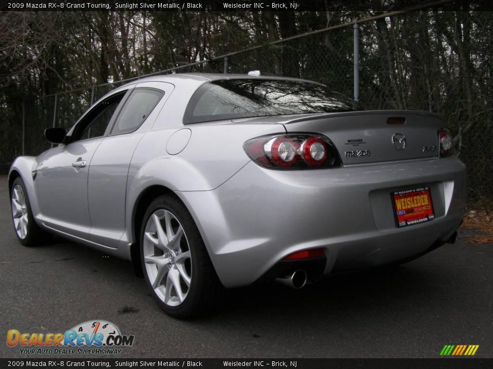 2009 Mazda RX-8 Grand Touring Sunlight Silver Metallic / Black Photo #4