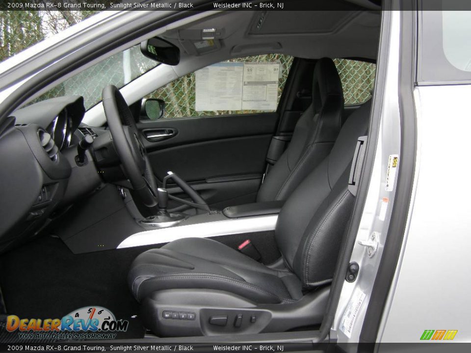 2009 Mazda RX-8 Grand Touring Sunlight Silver Metallic / Black Photo #7