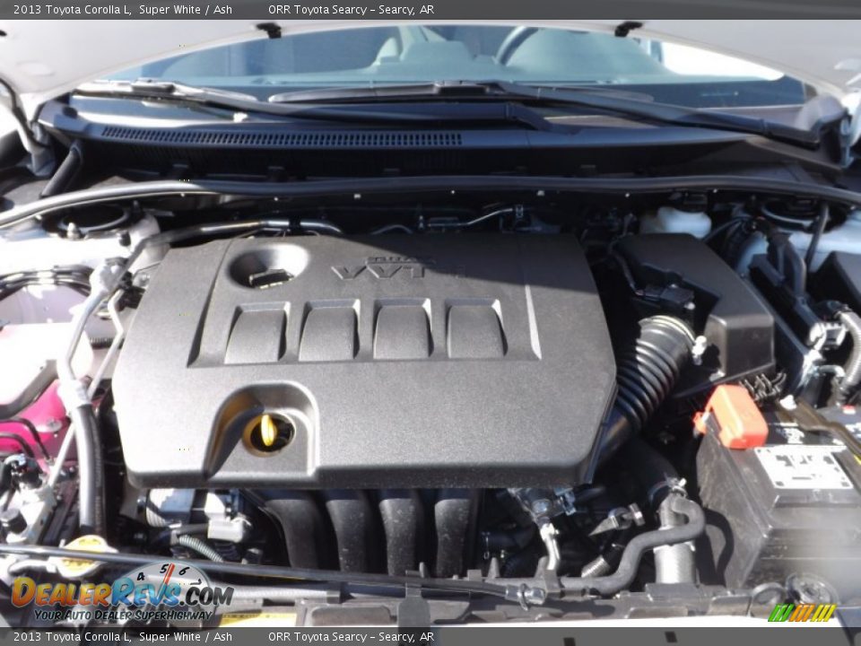2013 Toyota Corolla L Super White / Ash Photo #18