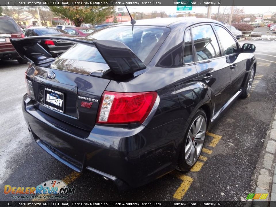 Dark Gray Metallic 2012 Subaru Impreza WRX STi 4 Door Photo #7