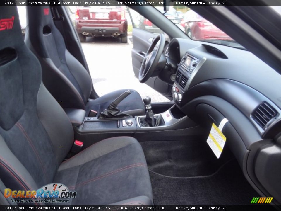 STi Black Alcantara/Carbon Black Interior - 2012 Subaru Impreza WRX STi 4 Door Photo #20