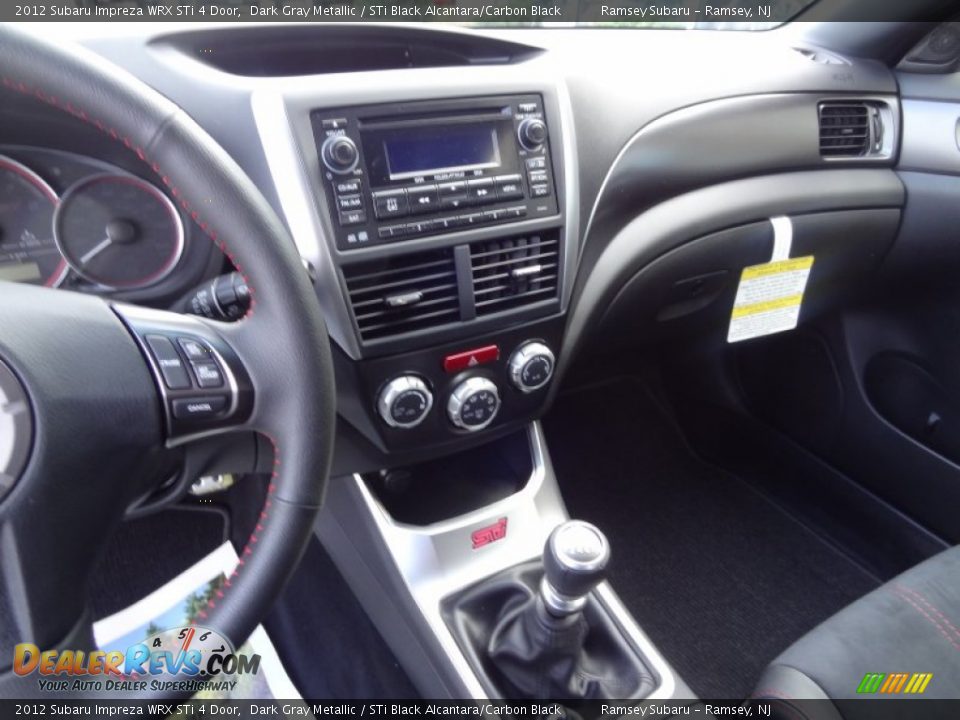2012 Subaru Impreza WRX STi 4 Door Dark Gray Metallic / STi Black Alcantara/Carbon Black Photo #31
