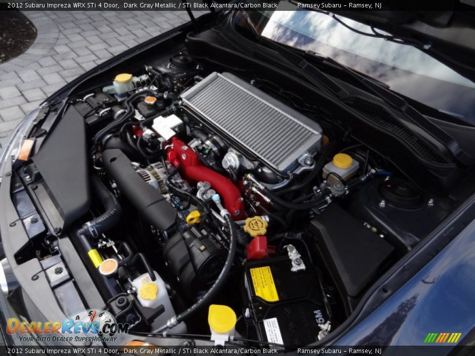 2012 Subaru Impreza WRX STi 4 Door 2.5 Liter STi Turbocharged DOHC 16-Valve DAVCS Flat 4 Cylinder Engine Photo #35