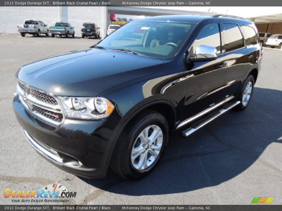 2013 Dodge Durango SXT Brilliant Black Crystal Pearl / Black Photo #2
