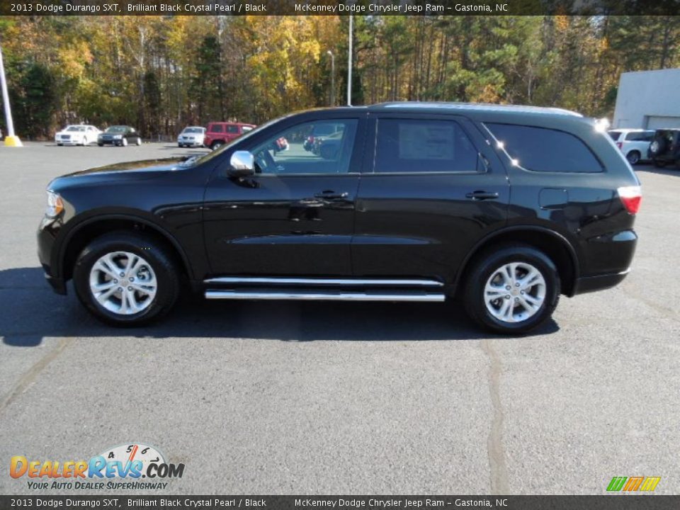 2013 Dodge Durango SXT Brilliant Black Crystal Pearl / Black Photo #3