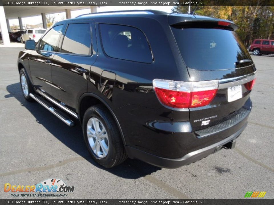 2013 Dodge Durango SXT Brilliant Black Crystal Pearl / Black Photo #4