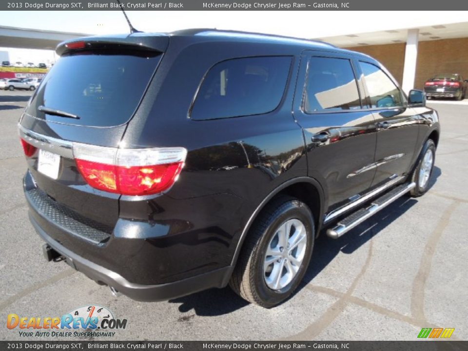 2013 Dodge Durango SXT Brilliant Black Crystal Pearl / Black Photo #5