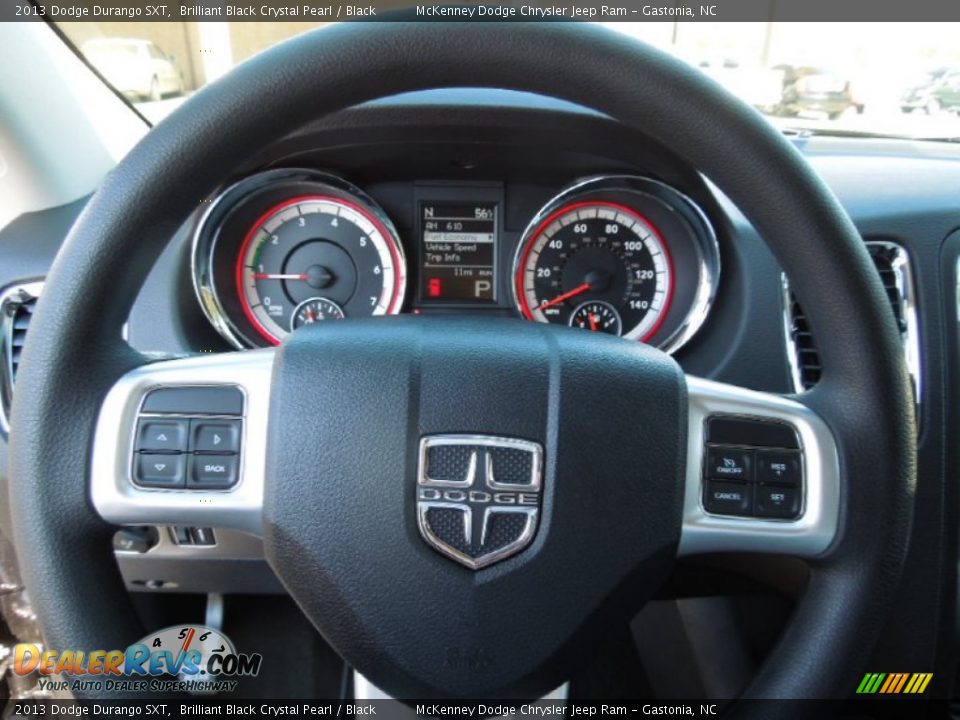 2013 Dodge Durango SXT Brilliant Black Crystal Pearl / Black Photo #15